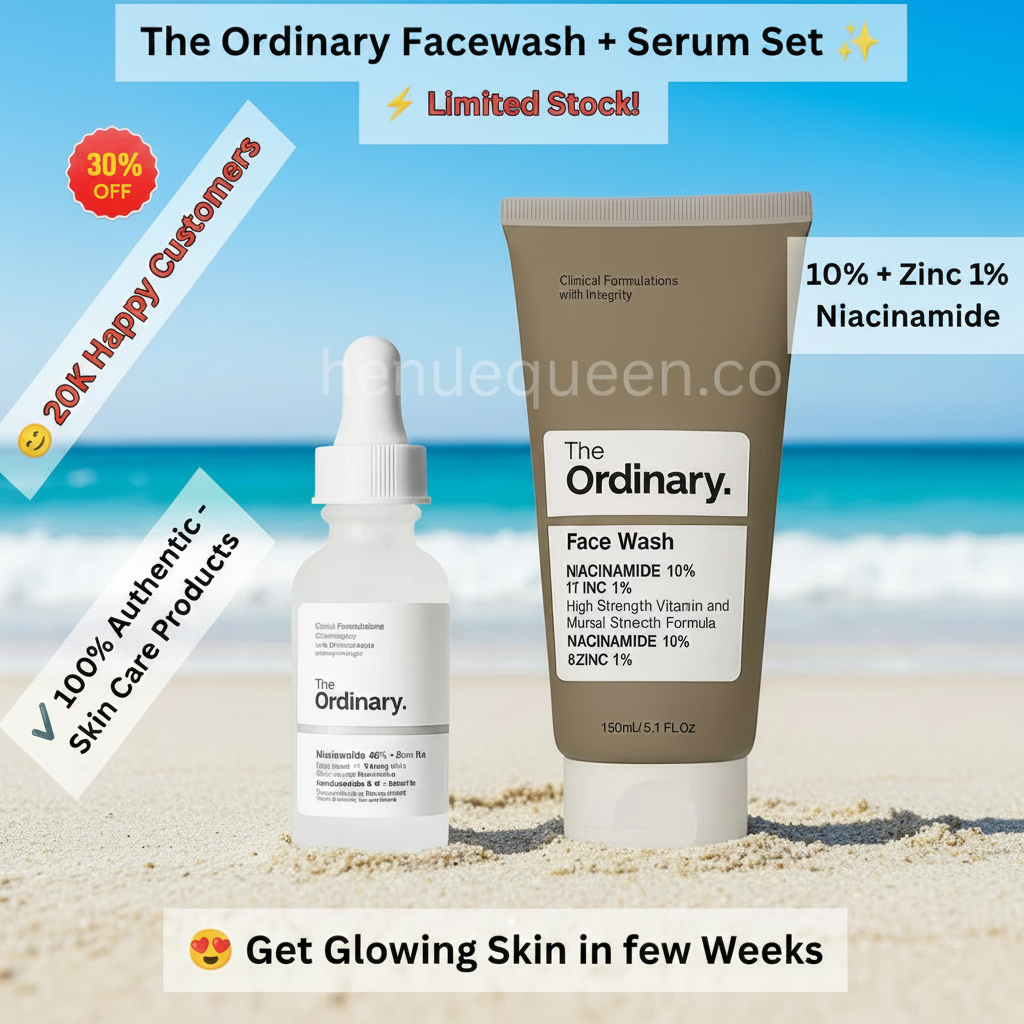 The Ordinary 10% + Zinc 1% Niacinamide Face Wash + Serum Set