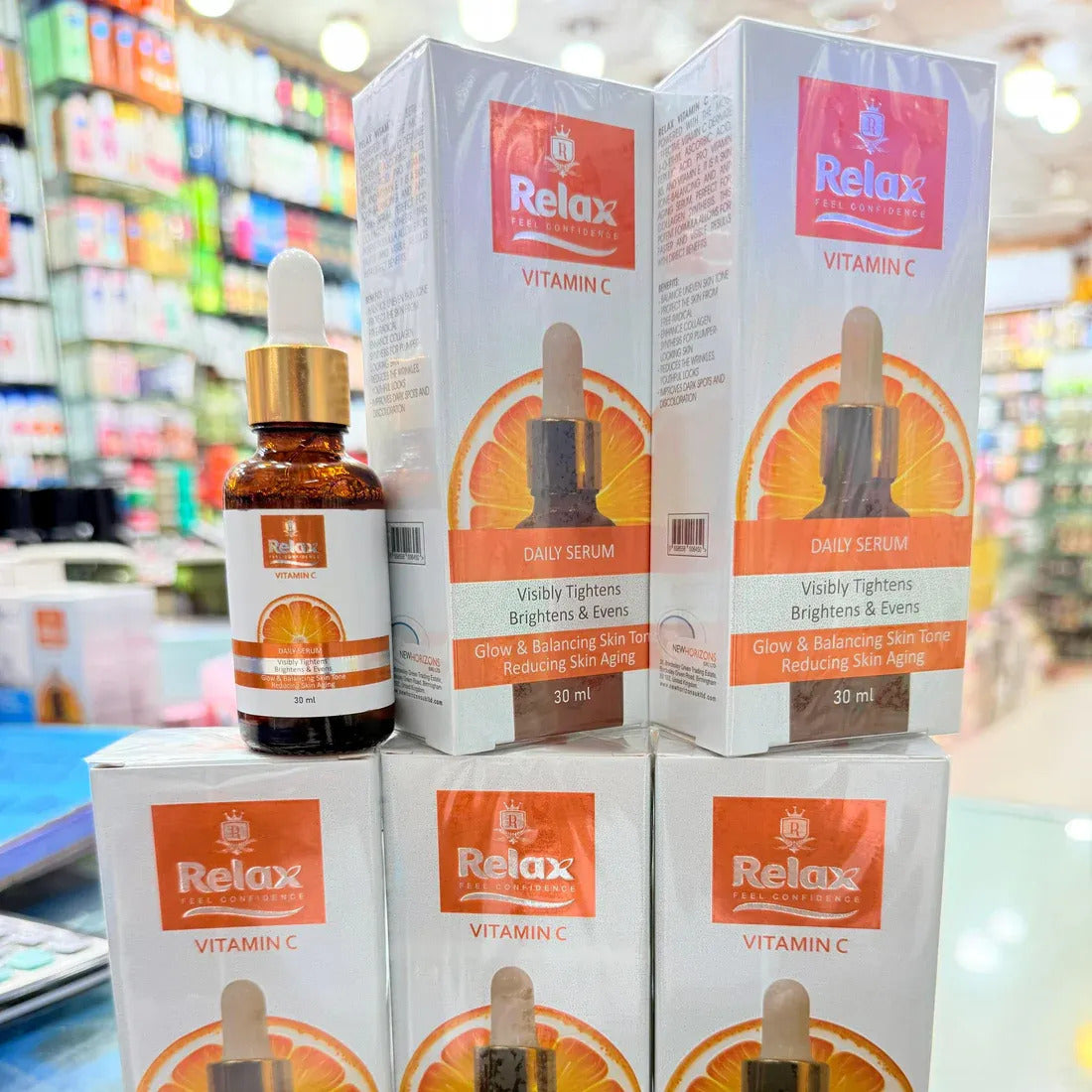 Relax Vitamin C Daily Serum - Skin Brightening & Tightening Formula