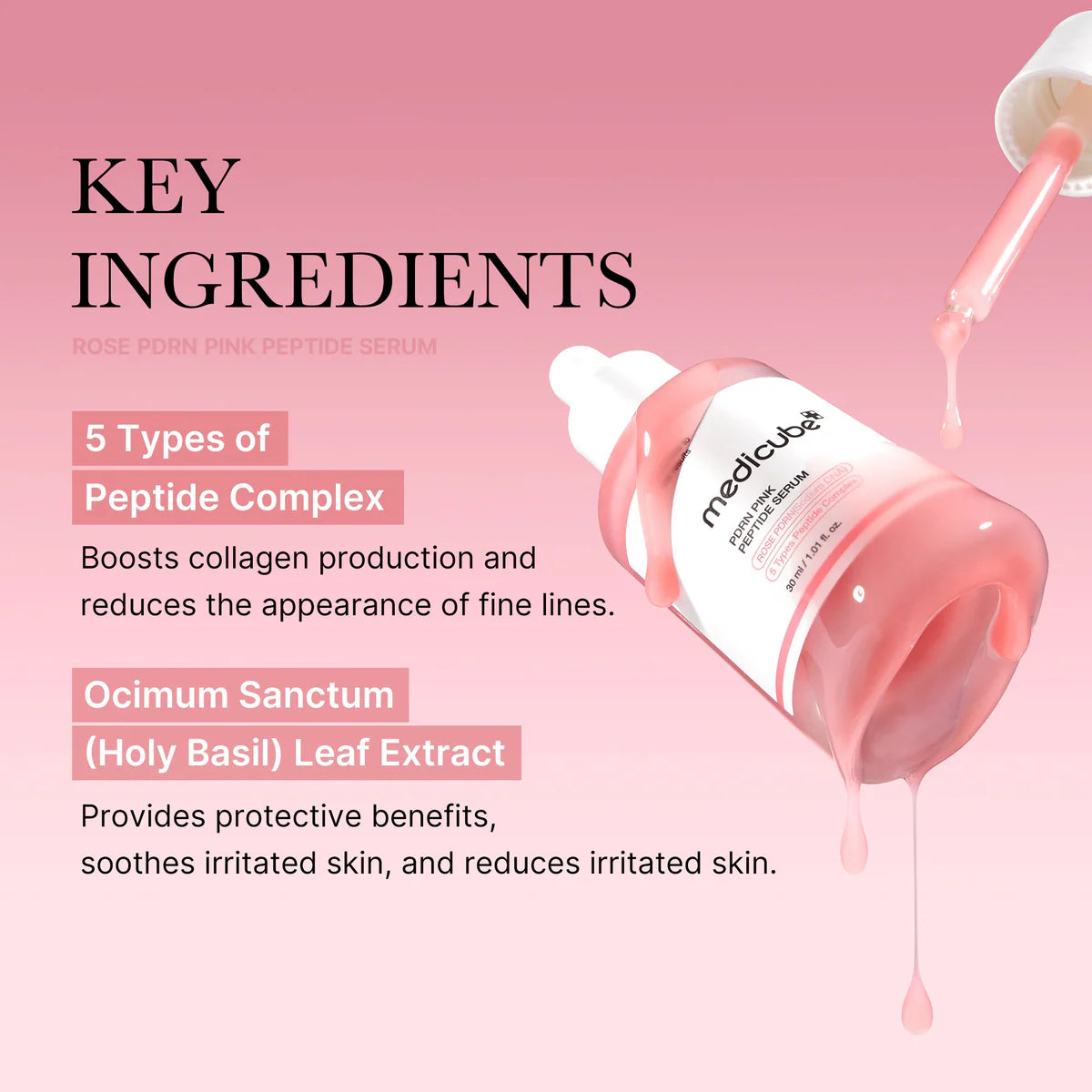 Medicube - PDRN Pink Peptide Serum 30ml