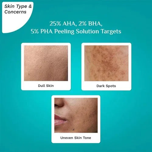 Pilgrim 25% AHA + 2% BHA + 5% PHA Peeling Solution Serum