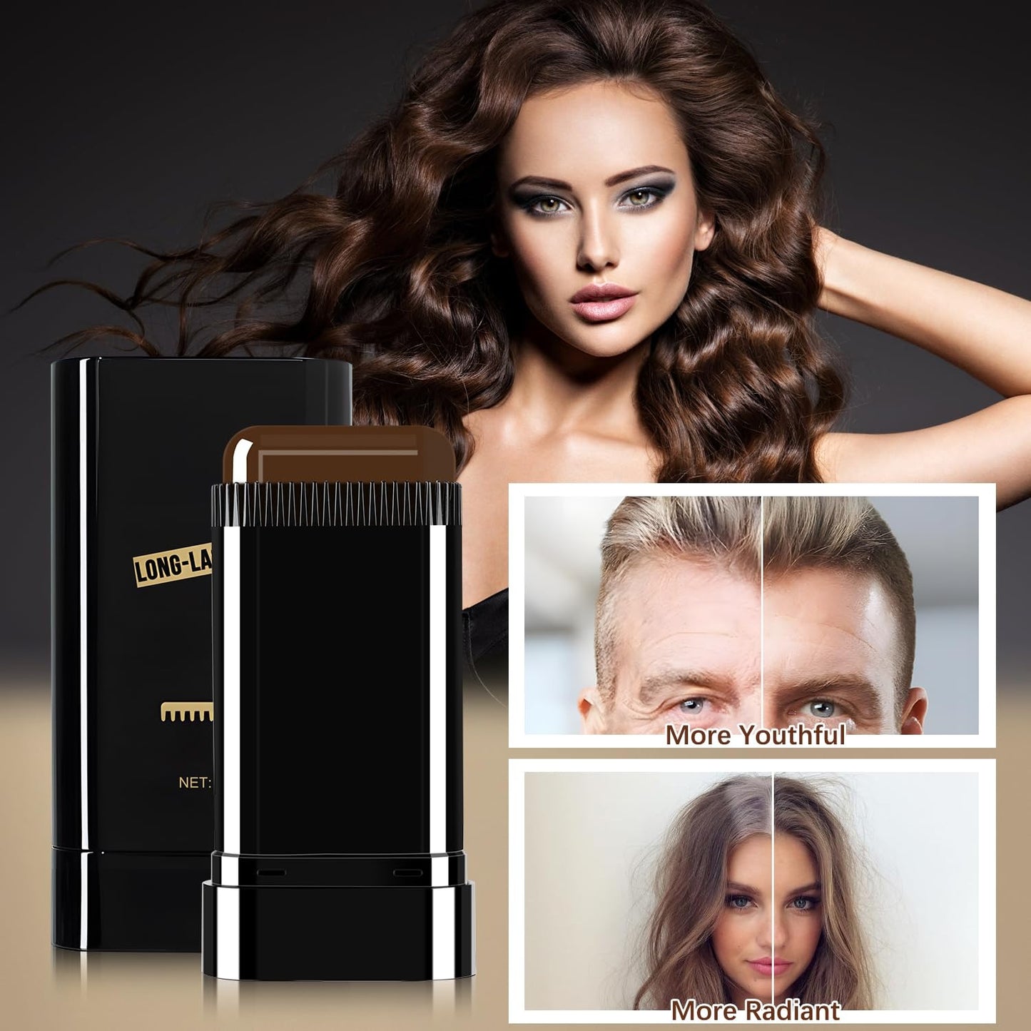 Water & Sweat Proof – Instant Hair Comb Dye