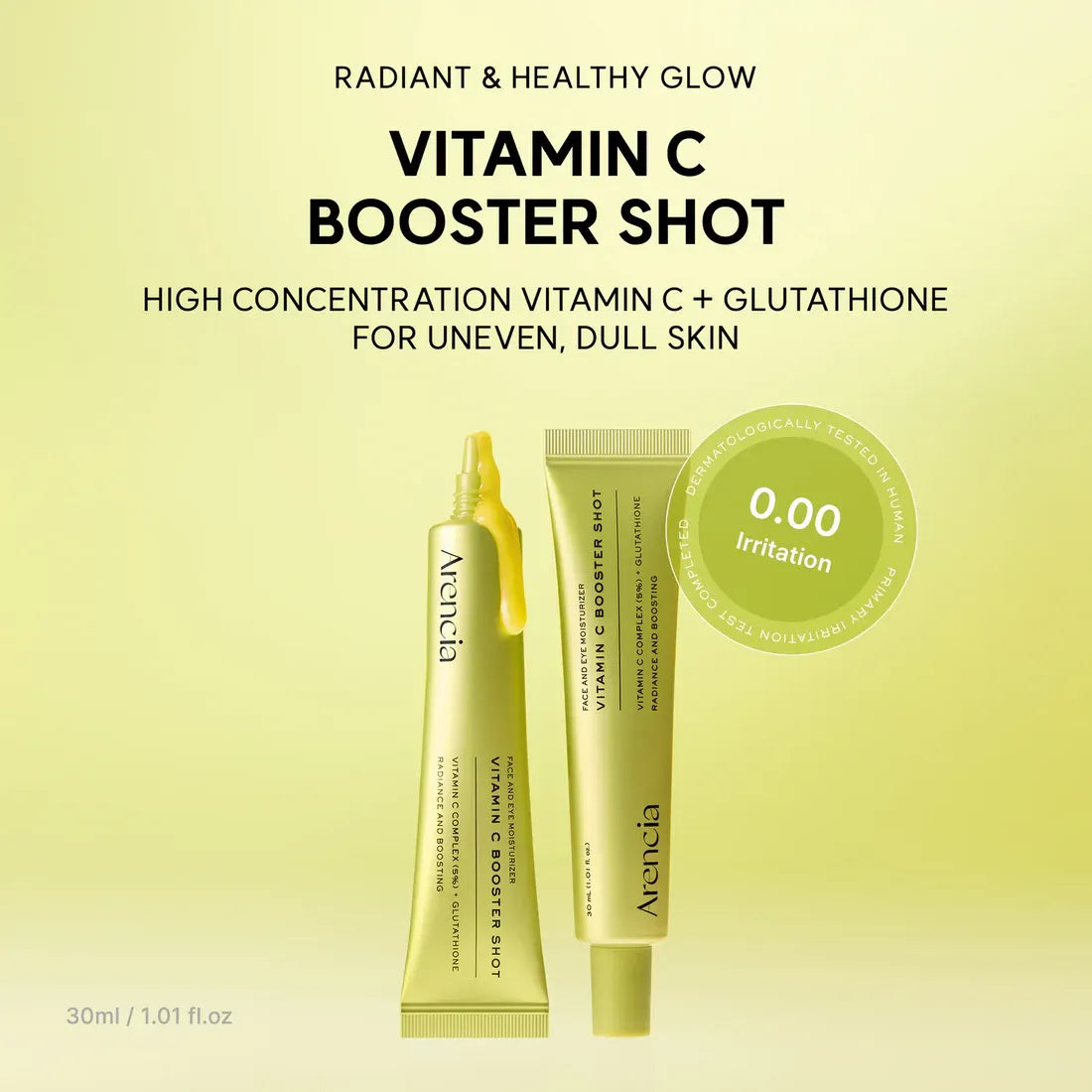 Arencia Vitamin C Booster Shot for Bright & Healthy Skin - Imported